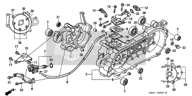 91204GBB003, Oil Seal, 17X30X5 (Arai), Honda, 0